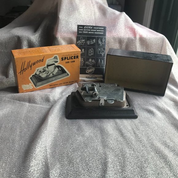 VINTAGE 1940-50SHOLLYWOODFILM SPLICER